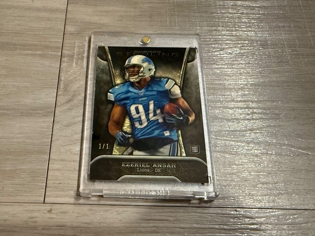 2013 Bowman Sterling  Superfractor Rookie  Ezekiel Ansah  Card #19 RC True 1/1