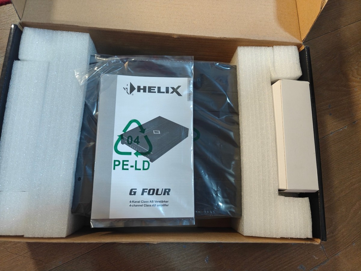 HELIX G Four Amplifier-4 channel SQ amplifier-mint condAUDIOTECH