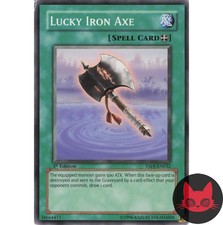 Yugioh Glückliche Eisenaxt YSDJ-DE032 Common 1. Auflage LP