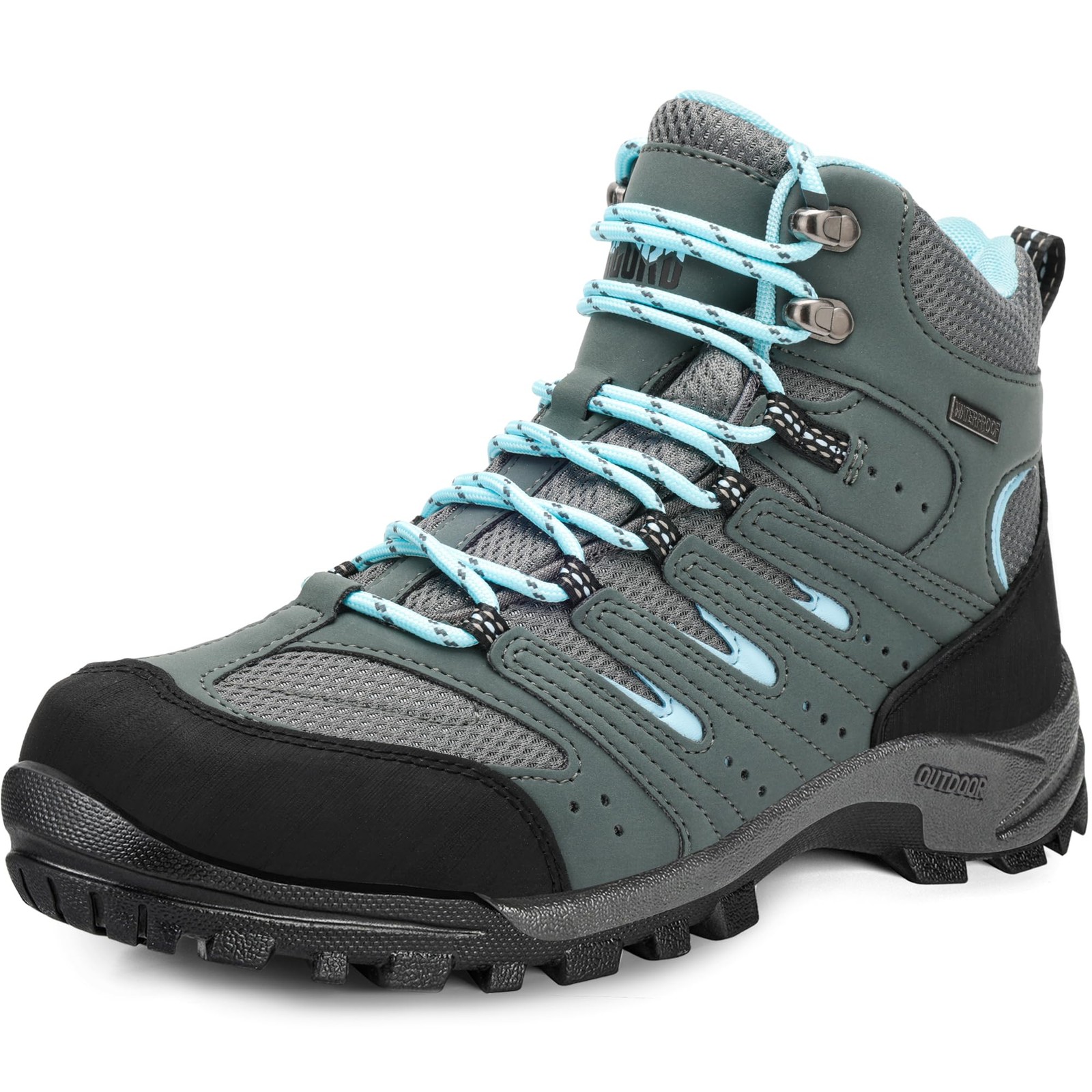 Womens Hiking Boots Breathable Trail Running Boots Non-Slip Outdoor Sneakers ...-image