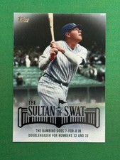 2015 Topps Baseball The Sultan of Swat #RUTH-6 Babe Ruth