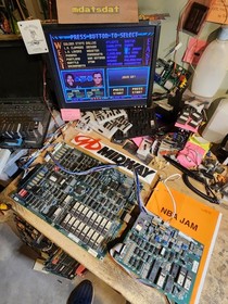 NBA JAM JAM PCB JAMMA ARCADE REVISION 3.01 BOARD SET WORKING!!!! MIDWAY 