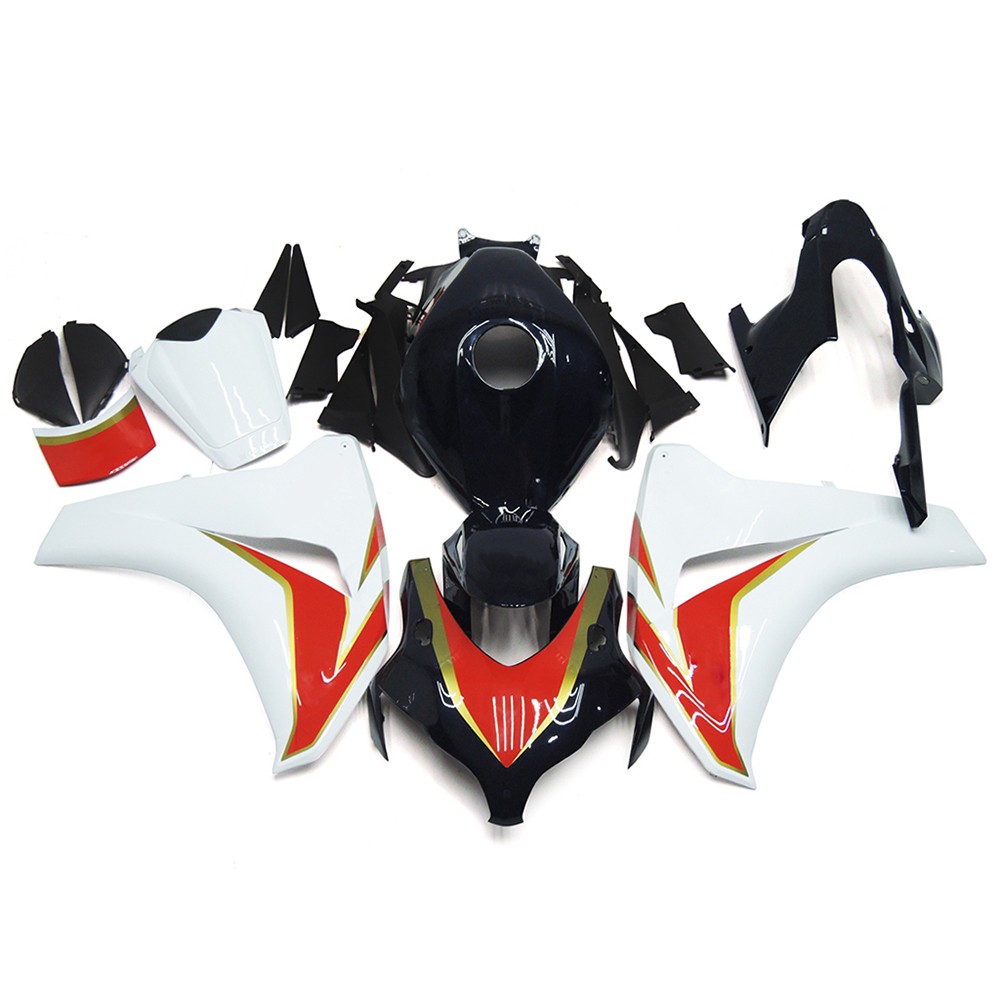 Injection Red White Black Fairings Kit for Honda 2008-2011 CBR1000RR 09 Bodywork