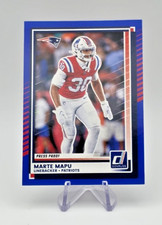 Panini Donruss 2025 - Marte Mapu #103 prueba de prensa azul New England Patriots