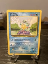 Squirtle 063/102 Base Set Regular Common MP Pokémon WOTC