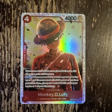 One Piece Monkey D. Luffy Card Game OP12-015 SR Legacy of the Master