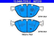 ATE Bremsbelagsatz Scheibenbremse 13.0460-7210.2 f�r BMW E60 E63 E61 E65 E66 E64