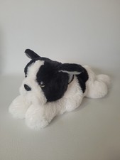 FAO Schwarz 15" French Bull Dog Boston Terrier Realistic Stuffed Animal Plush
