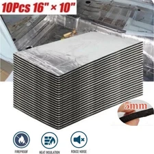 Self-adhesive Fireproof Sound Deadener Heat Insulation Mat For Car Hood Engine~