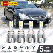 9005 9006 Combo Led Headlight Bulbs For Honda Accord 1997-2007 High Low Beam 9005 9006 Combo Led Headlight Bulbs For Honda Accord 1997-2007 High Low Beam