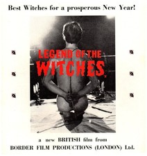 Original 8 x 8 Kine Weekly Advert Legend of the