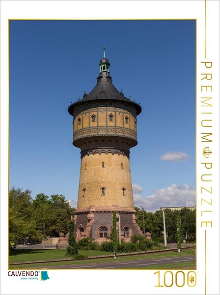 Calvendo Puzzle Wasserturm In Halle / Saale | 1000 Teile Lege-GrößE 64 × 48 Cm F-image