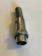AMPHENOL 80-MC2M 2 PIN MICROPHONE PLUG COLLINS HEATHKIT USED