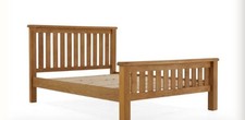 Stockbridge Solid Oak Double 4'6"  Bedframe - Brand New!