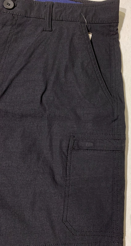 NWT CHAPS Men's DRI WEAR Moisture Wicking Shorts Stretch Flex Waist Black All SZ - Picture 3 of 7