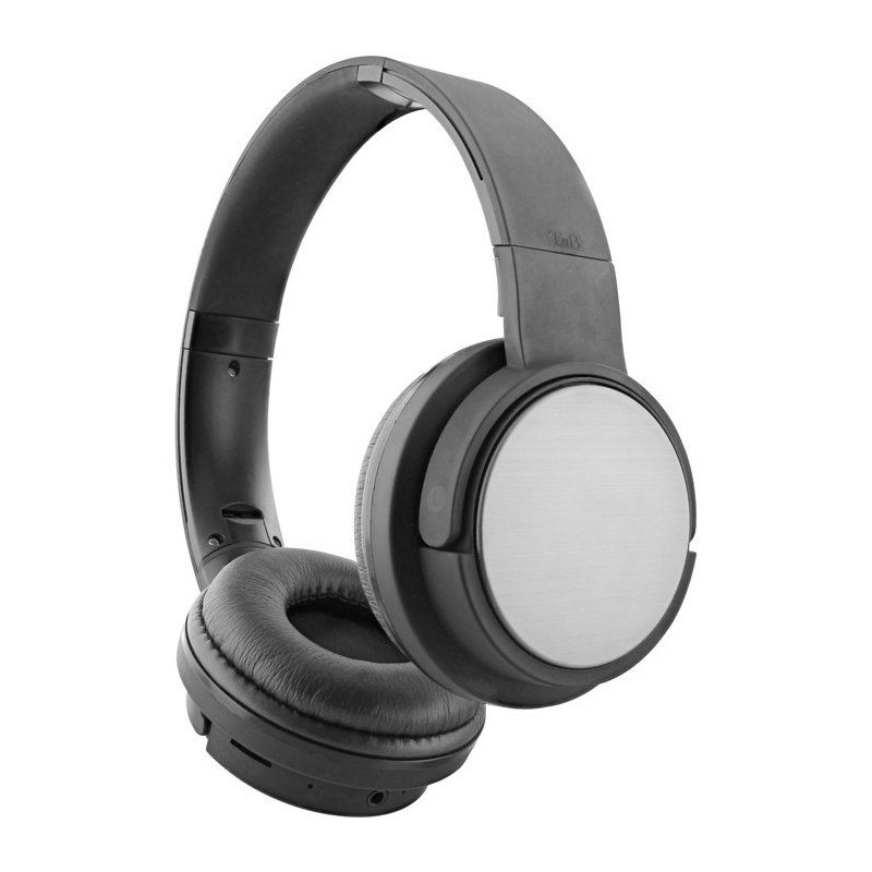Casque 4 en 1 T'nb Shine 3 sans fil bleu avec lecteur de carte SD et radio FM