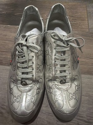 Gucci Silver Sneakers 37 1/2