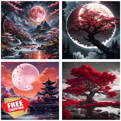 Zythron 4PCS Moon Diamond Art Kit 12x12 Full Drill