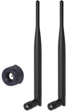 Dual Band Wifi 2.4Ghz 5Ghz 5.8Ghz 6Dbi MIMO RP-SMA Male Antenna 2-Pack for Wif