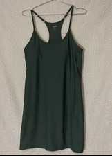 Old Navy Dark Green Racerback Mini Dress Athletic Casual Womens Large