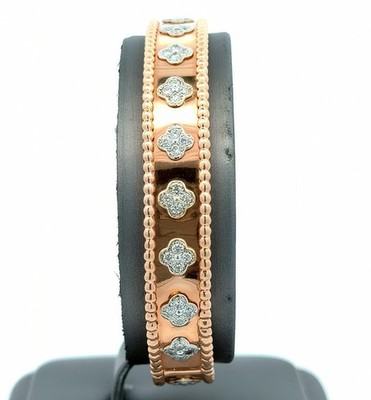 Armreif Armband 14 Karat Rotgold 1,25 kt Diamant, 31,2 g, S16730