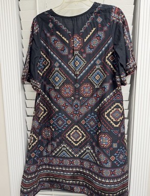 biba mini dress NWT! Angel Biba Chic White Floral Lace Mini Dress Women's V-Neck Ruffle Size L