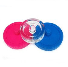 YOBNKU 1Pack Fermentation Weight +2Waterless Airlock 2-3/4'' x 1'', Clear