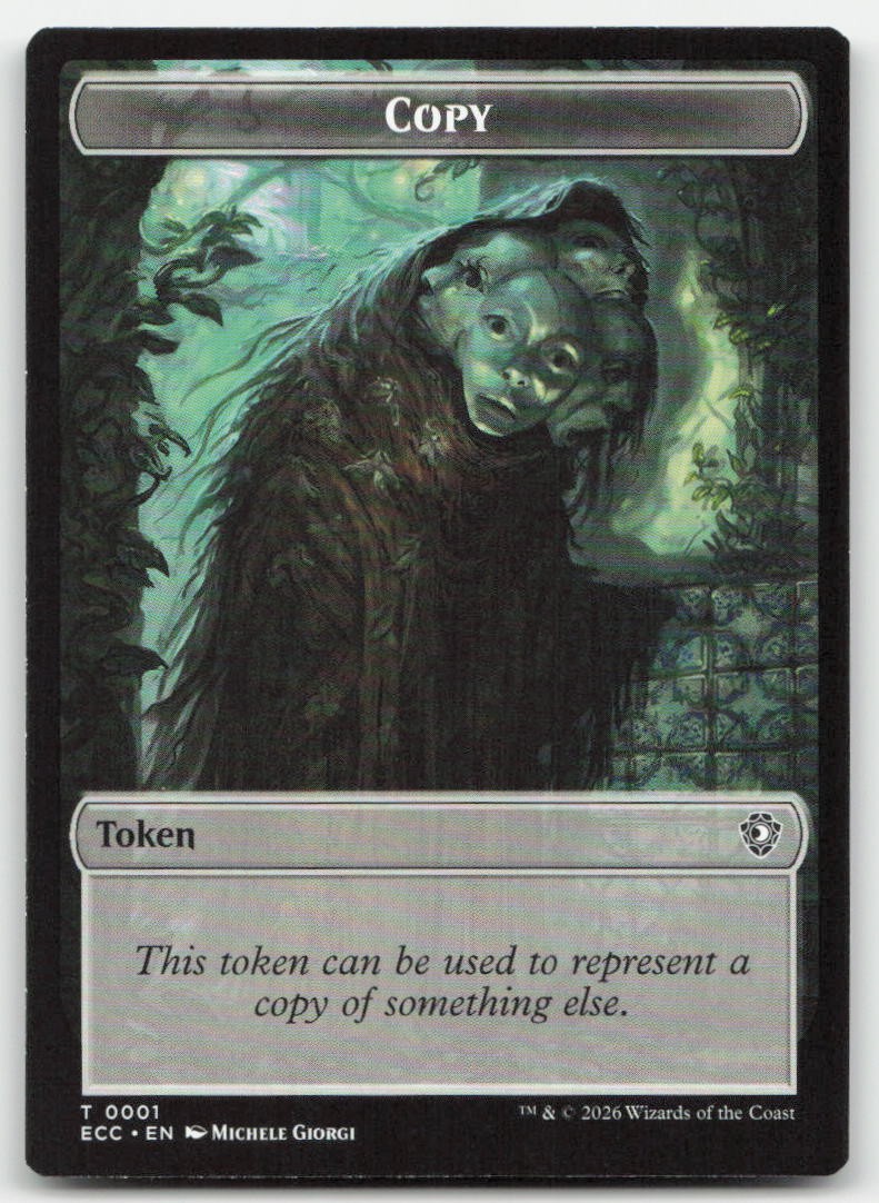 Copy // Elemental Double-Sided Token 1-2 ECC Commander: Lorwyn Eclipsed NM