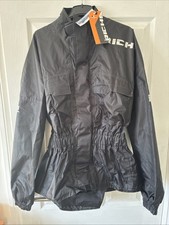 Richa Rain Warrior Jacket Black Waterproof Large