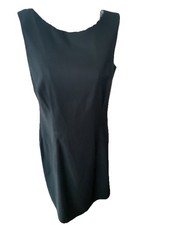 AGB Dress Black Sleeveless  Little Black  Back Zip Dress Size 14