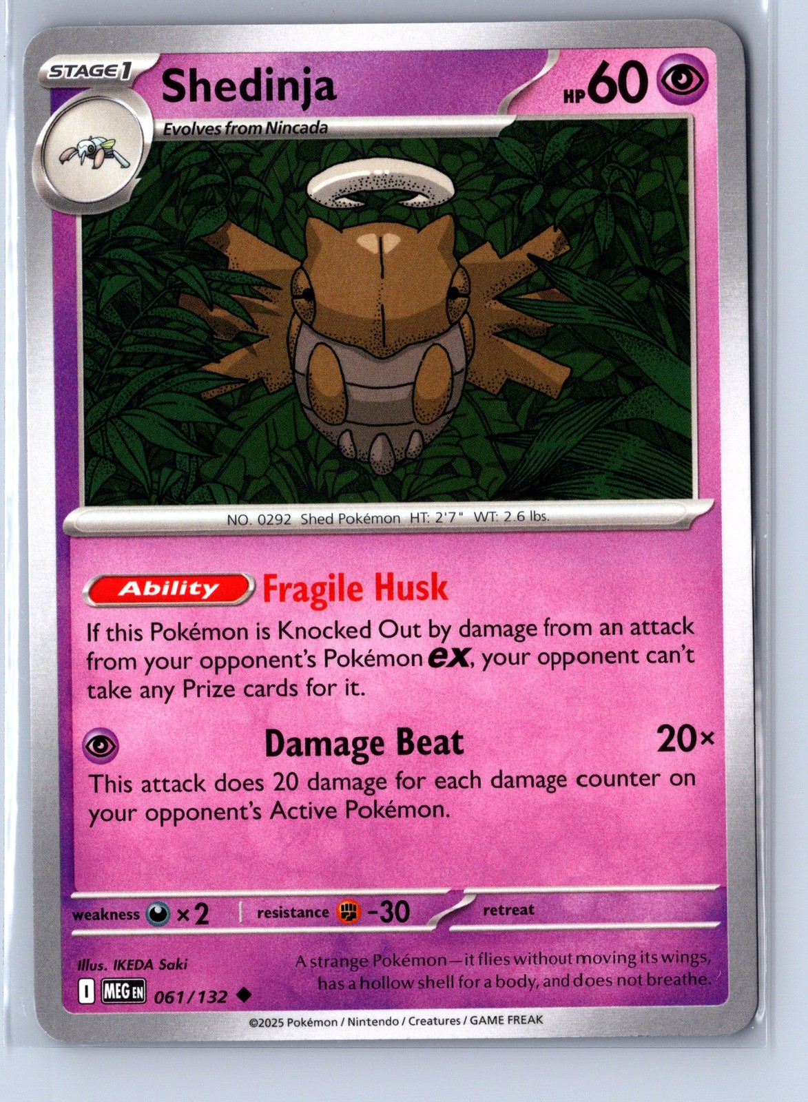 ME01: Mega Evolution #061/132 Shedinja - NM