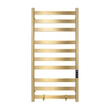 Heated Towel Rack Wall Mounted Bathroom 201 Stainless Steel Gold 60/80/100cm