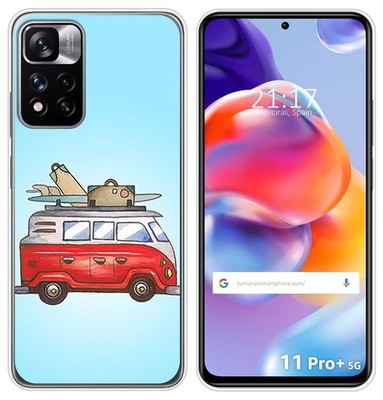 Silikonhülle Für Xiaomi Redmi Note 11 Pro+ Plus 5G Van Design Zeichnungen