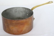 SCHÖNER KLEINER KUPFERTOPF MADE IN FRANCE, INNEN VERZINNT  #12562