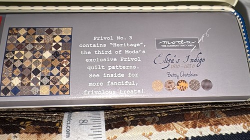 Moda Frivols No. 3 Heritage Eliza's Indigo Betsy Chutchian Quilt Kit New - Picture 3 of 15