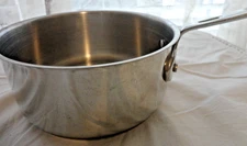 EMERIL ALL CLAD STAINLESS STEEL TRI PLY CLAD SAUCEPAN POT NO LID 2 QT