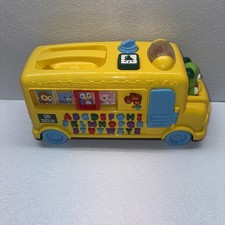 Leap Frog Phonics Fun Animal School Bus Letter Learning 2017 Tested-A2