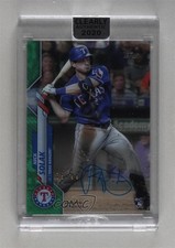 2020 Topps Clearly Authentic Auto Green 89/99 Nick Solak #CCA-NS Auto pi4