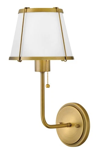 Hinkley Lighting 4890 Clarke 1 Light 16" Tall Wall Sconce - Lacquered Dark Brass - Picture 6 of 12