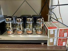 GOLD LION RUSSIA KT88 Vacuum Tubes 4pcs Used JP