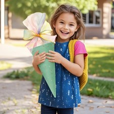 Bright Cotton Ice Cream Cone Ornament Interactive Gift For Children Parties And