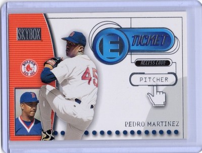 Pedro Martinez NM 2000 SkyBox: E-Ticket #10ET Boston Red Sox