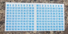 Tudor Electric buzz ball Football BLUE LIGHT Decal SHEET waterslide