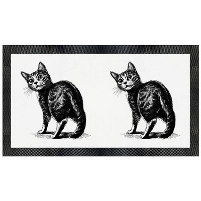 Futtermatte für Haustiere ''Süße Katze mit Blick zurück'' (PM00025481)