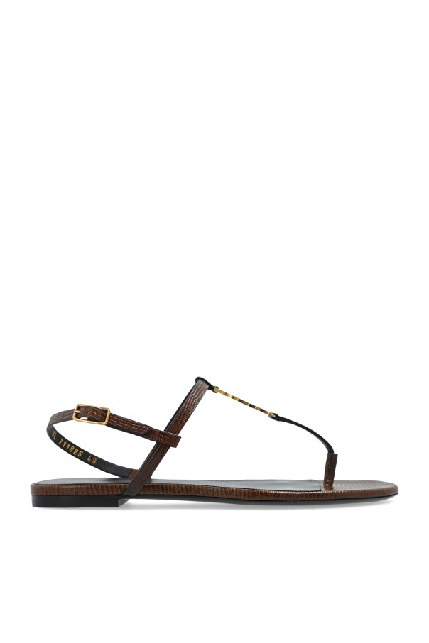 Saint Laurent - Women - Cassandra sandals - Brown 191790₽