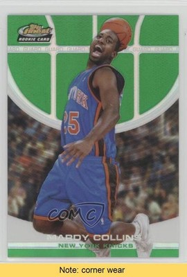 2005-06 Topps Finest 2006-07 Rookie Green Refractor /129 Mardy Collins READ 0af