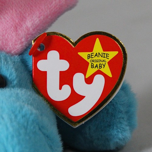 Juguete de peluche Ty Beanie Baby - Hudson the Moose, 30 aniversario, MWMT - Imagen 4 de 6