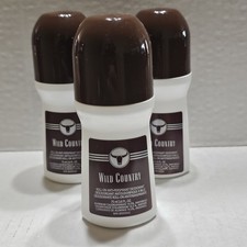 Avon Wild Country Roll-On Anti-Perspirant Deodorant 2.6 oz 3-Pack Lot of 3 NOS