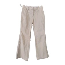 Lands End Woman's Chinos Size 8 Wide Leg Mid Rise A4 