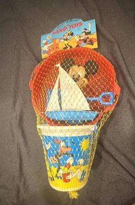 Vintage HG Industries Walt Disney (rot) SANDSPIELZEUG Strandspielzeug #269 versiegelt selten - Bild 1 von 2